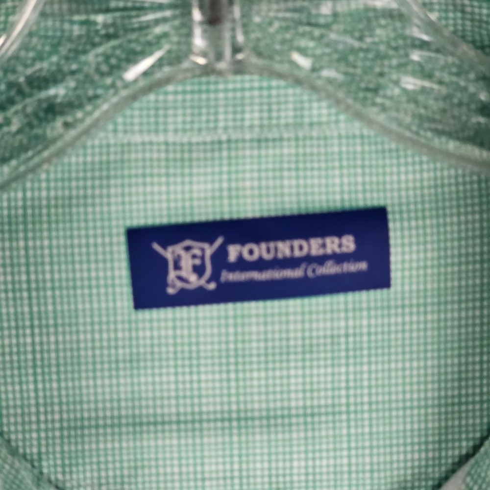 Founders Polo Shirt Mens Large Green Performance Arnold Palmer Invitational Jr - Picture 7 of 9